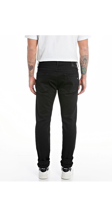 スリムフィットSartoriale Hyperflex オーバーダイブラックデニム 詳細画像